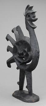 SKULPTUR/ELDHUND, gjutjärn, Olle Hermansson, Husqvarna, 1900-talets andra hälft.