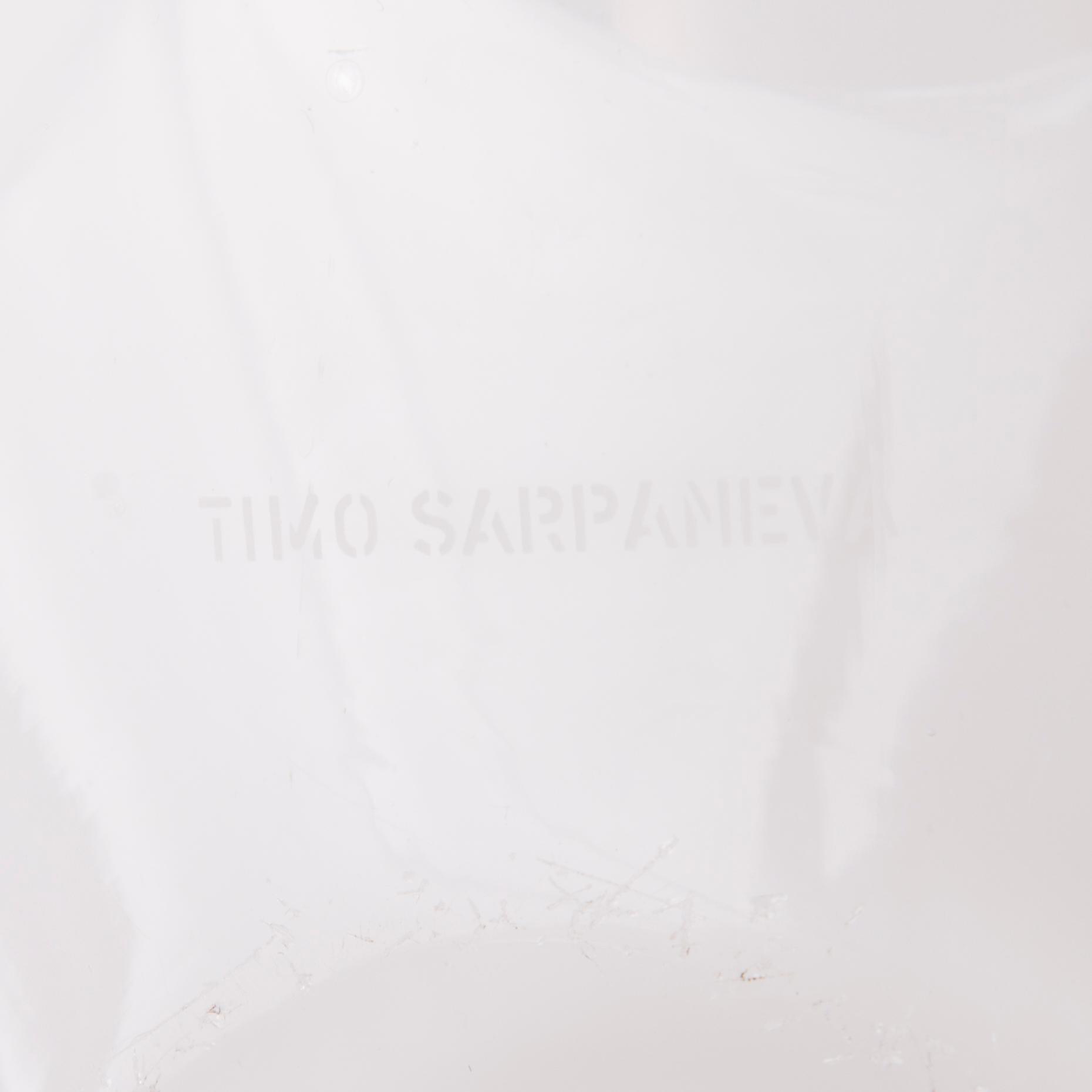 TIMO SARPANEVA, A 'Jurmo' glass vase, signed Timo Sarpaneva. Iittala, 1980s. Model designed in 1978.