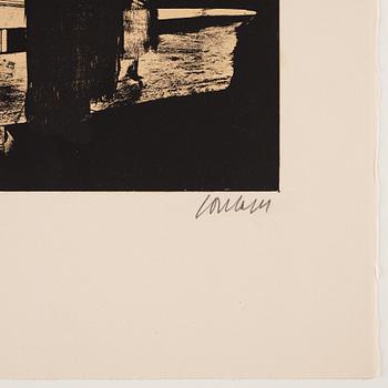 Pierre Soulages, "Lithographie n° 9".