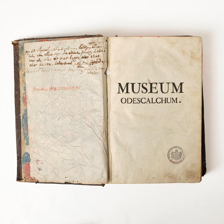 Queen Christina's collections of antique cameos and engraved gemstones, 1751-52.