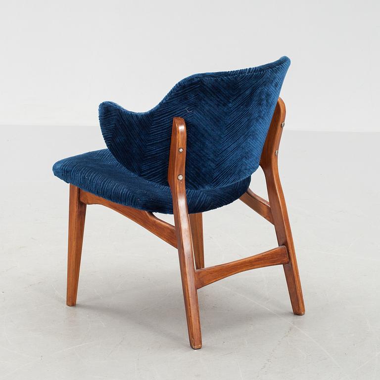 STOL, "Shell Chair" Ib Kofod Larsen, Danmark 1960-tal.