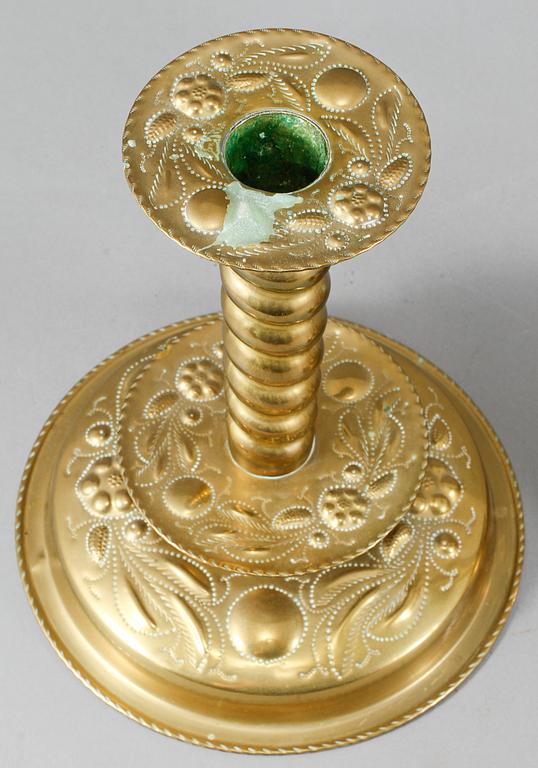 LJUSSTAKAR, ett par, barockstil, 1900-tal.