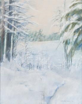 SIRKKA-LIISA LONKA, pastelli, signerattu ja päivätty -76.