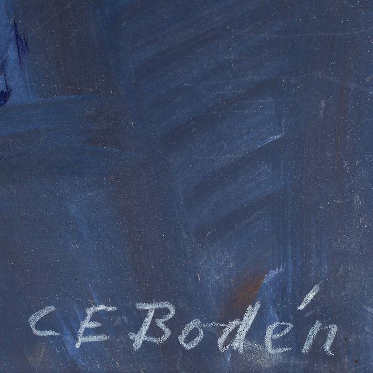 CARL ERIK BODÉN, blandteknik på papp, signerad.