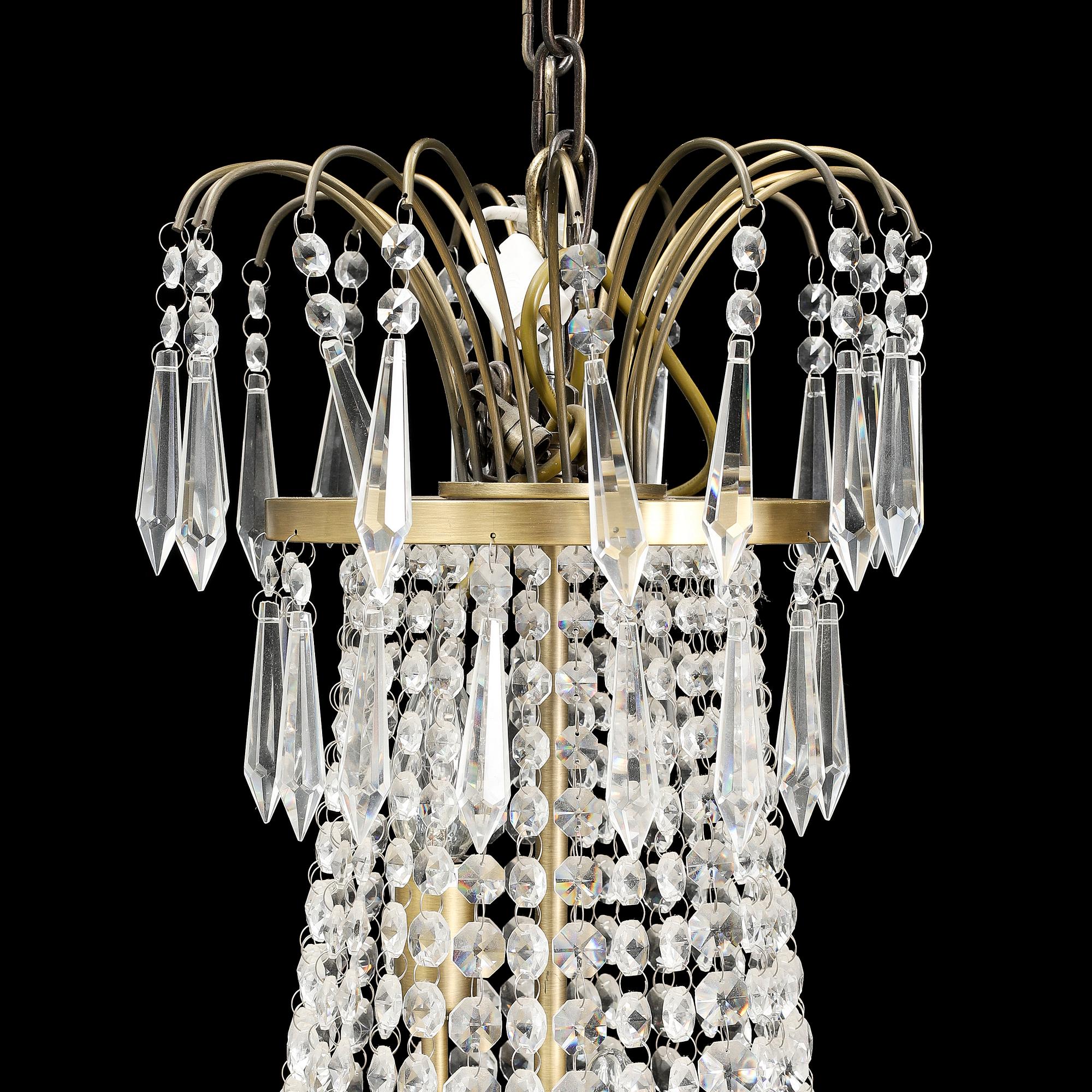 A Gustavian style chandelier, 21st Century.