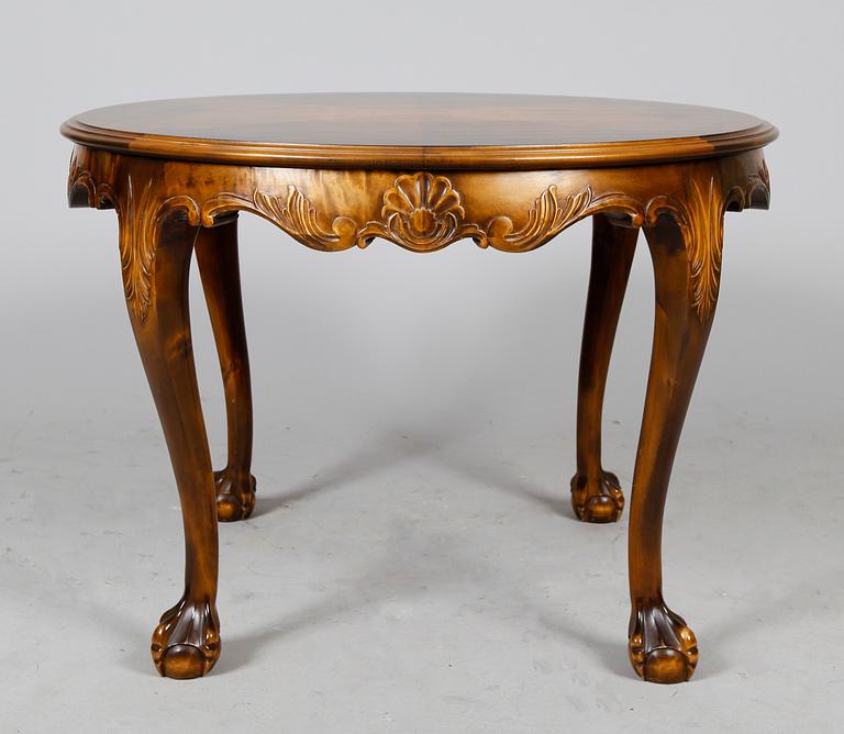 SALONGSMÖBEL, 4 del, Chippendalestil, 1930-tal.