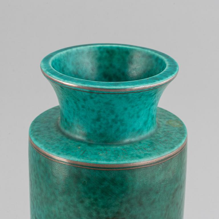 WILHELM KÅGE, an "Argenta" stoneware vase, Gustavsberg, Sweden.