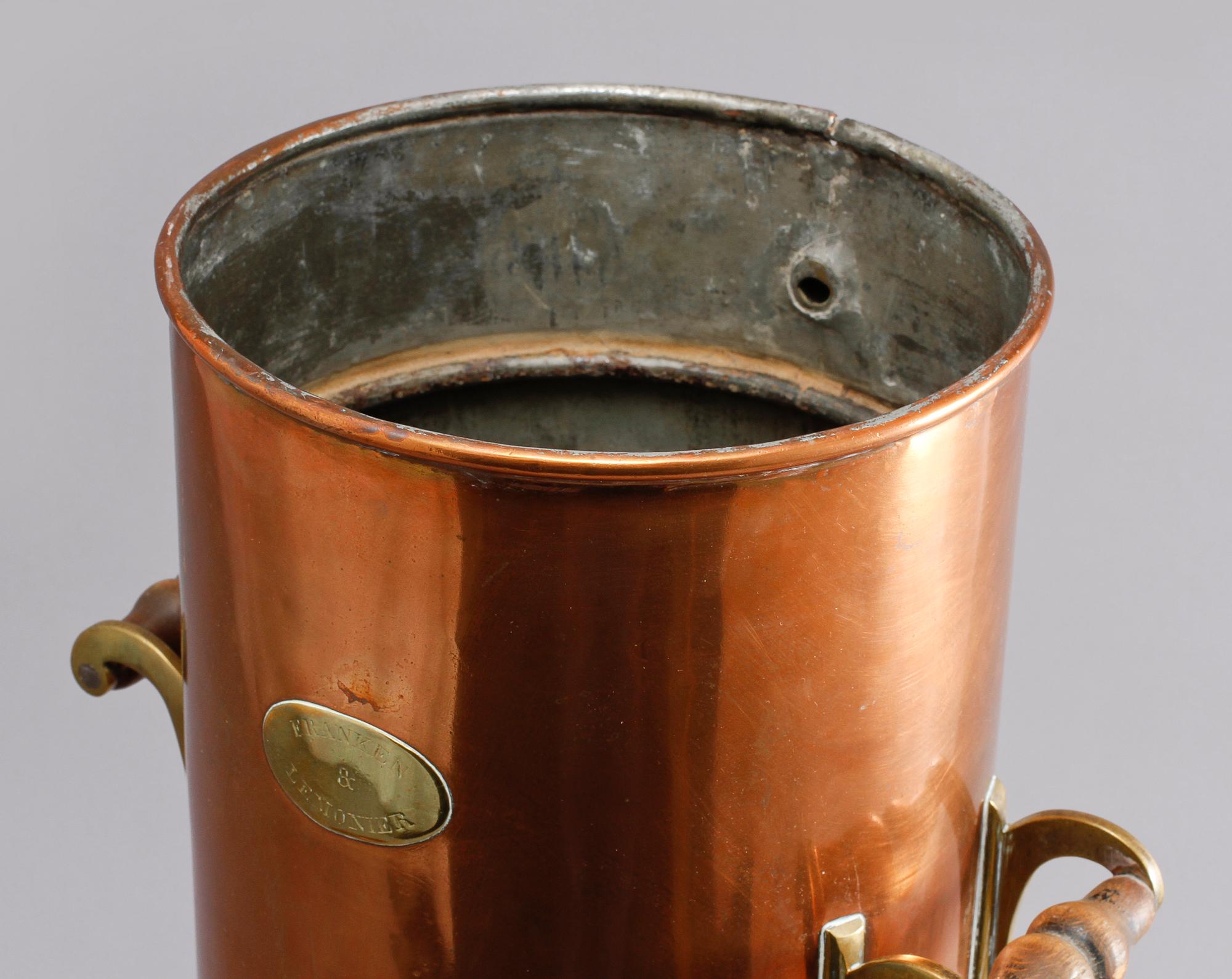 SAMOVAR, märkt Franken Lemonier, tidigt 1900-tal.