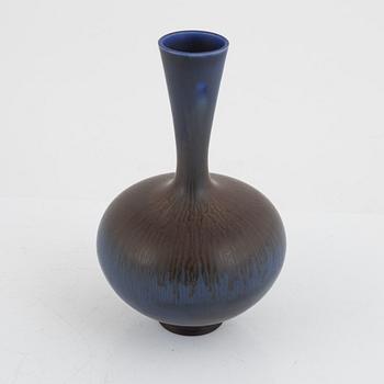 Berndt Friberg, a stoneware vase, Gustavsbergs studio 1968.