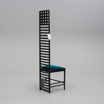 CHARLES RENNIE MACKINTOSH, stol, "Hill House 1", Cassina, Italien. Formgiven 1902.