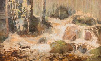 GABRIEL ENGBERG, oil on canvas, signed and dated 1898.