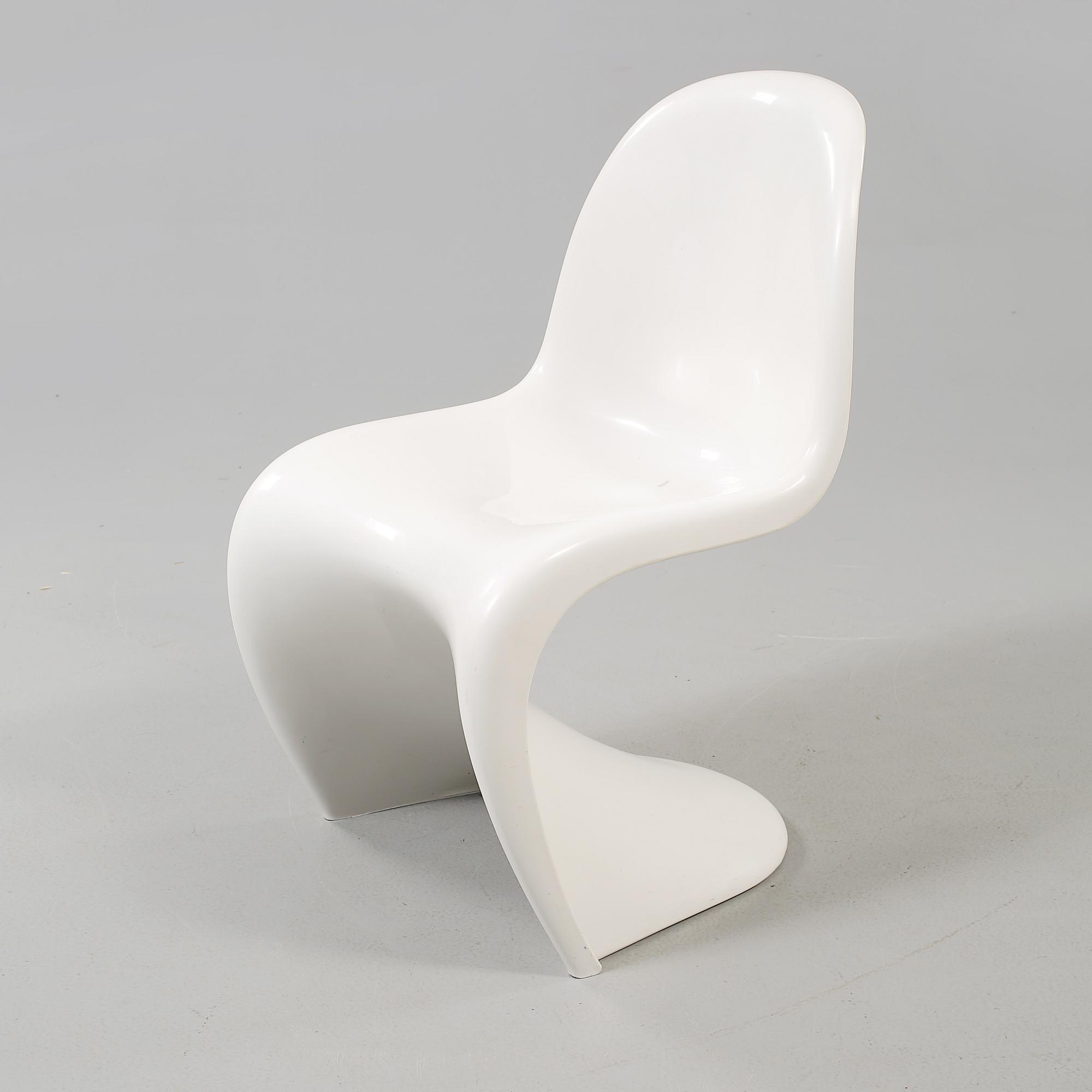 STOL, "Panton chair", Verner Panton för Herman Miller, märkt.