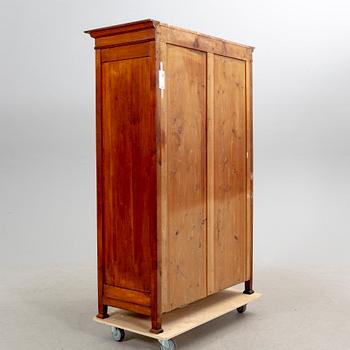 A late 19th century mahogany wardrobe.