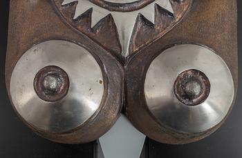 Mats Jonasson, a glass wall sculpture, "Syrinx", glass, Målerås, lim. ed. 2/29.