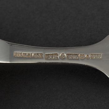 77 psc silver cutlery. Model 'Tornedal', C.O. Persson Ab, Haparanda 1978.