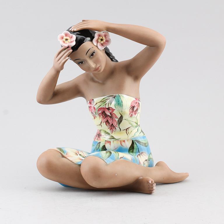 FIGUR, porslin, 1900-talets mitt.