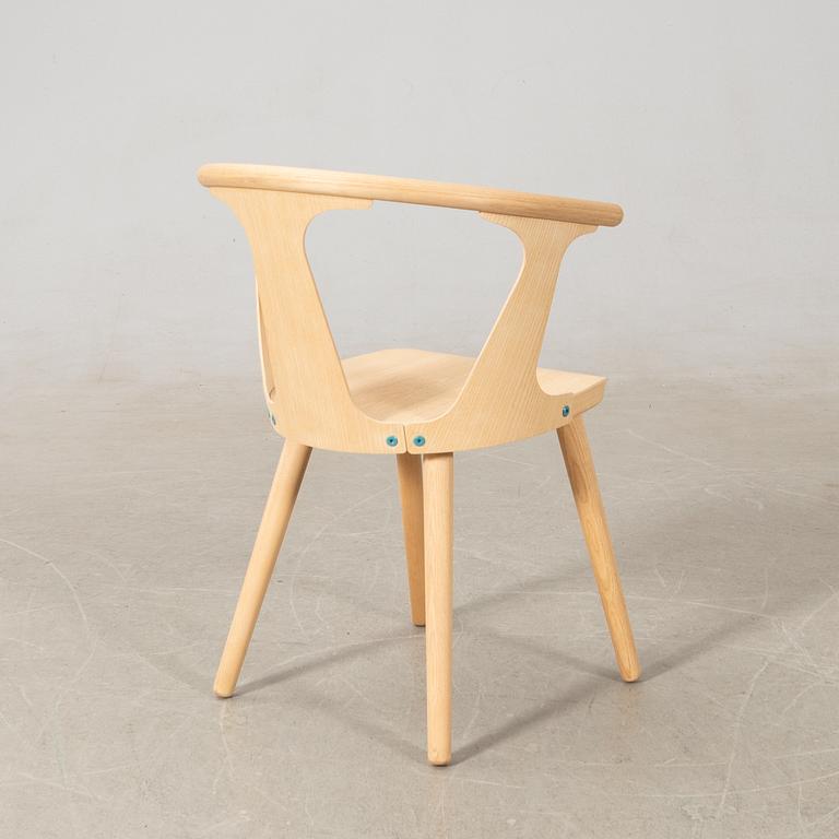 Sami Kallio, Armchair, "In between", prototype, made by Sami, 2012.