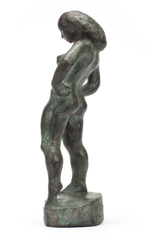 SIGGE BERGGREN, skulptur, brons, signerad.