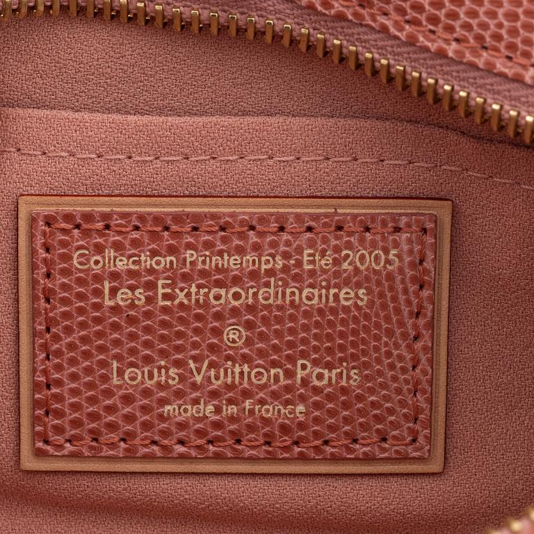 Louis Vuitton, A Monogram lizard embellished 'Les Extraordinaires' clutch, spring/summer 2005.