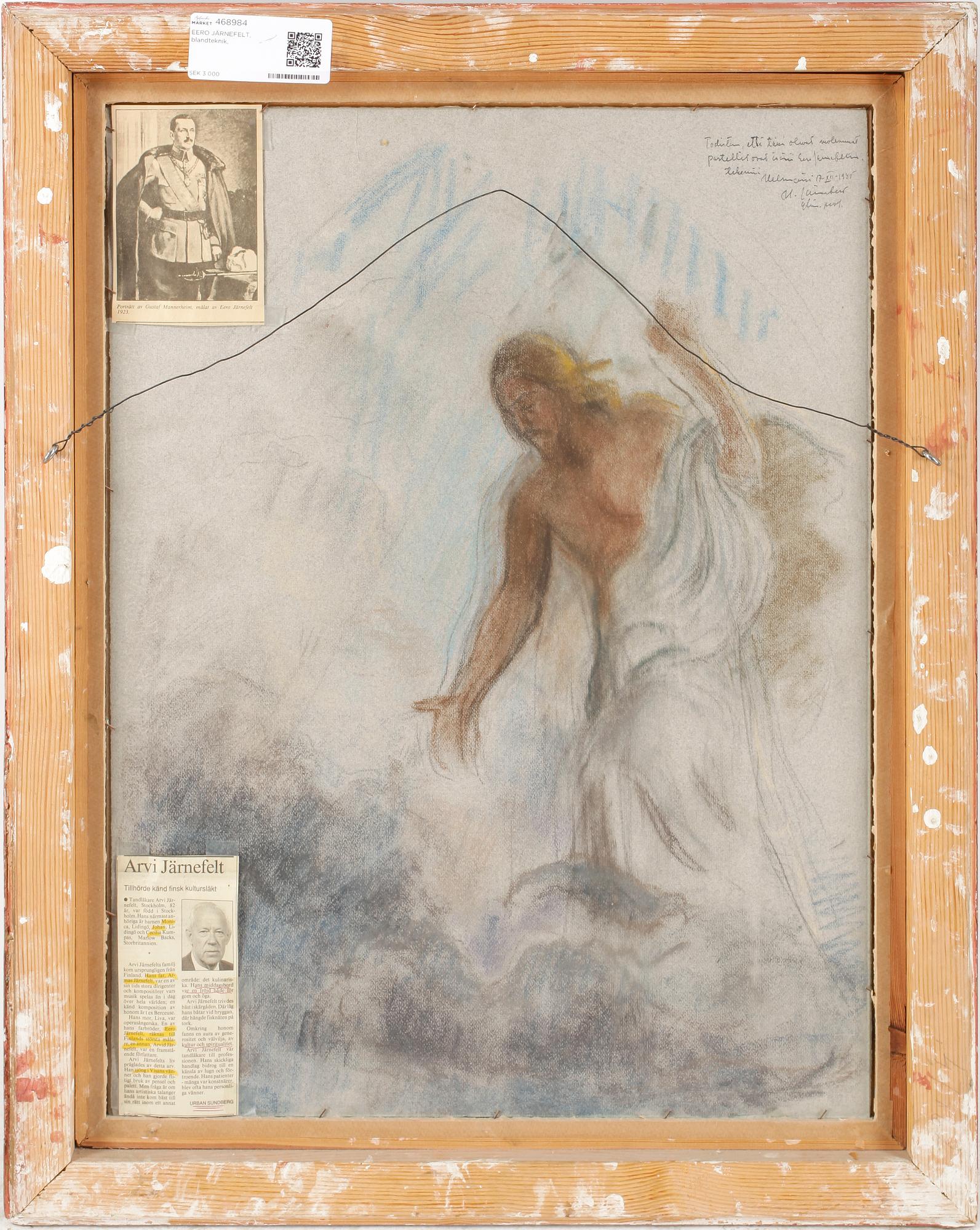 EERO JÄRNEFELT, blandteknik, osign.