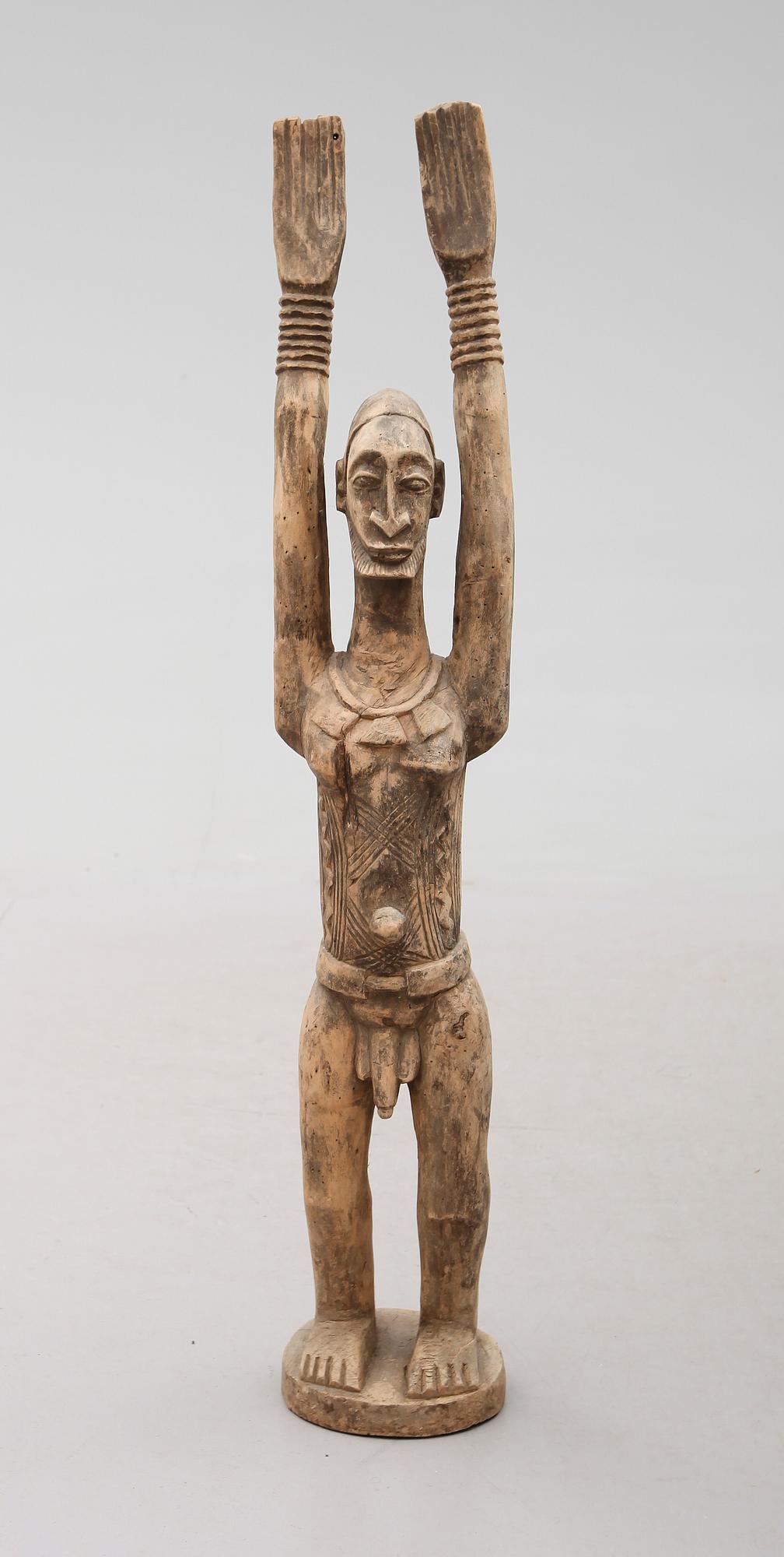 SKULPTUR, skuret trä, Afrika.
