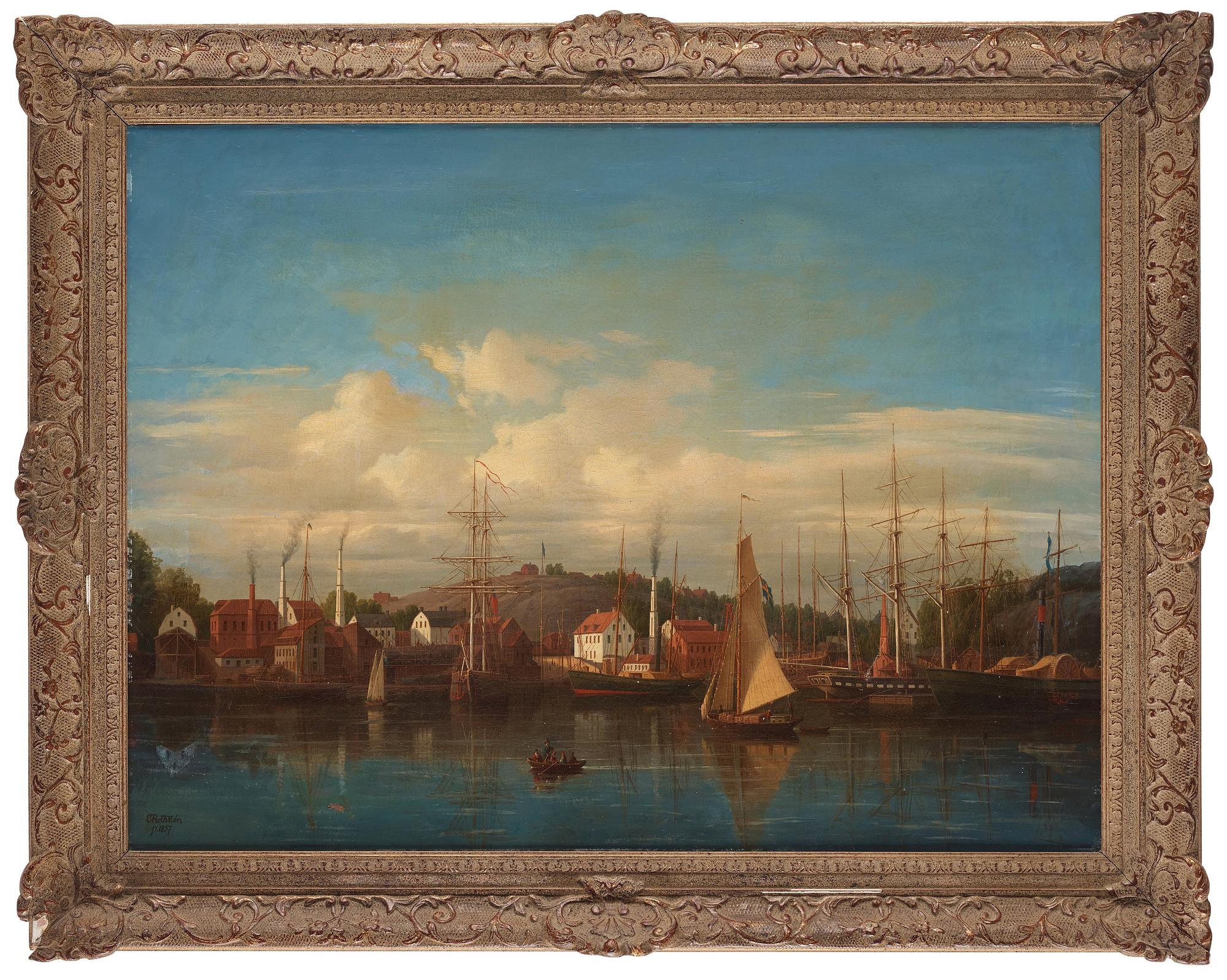 Carl Abraham Rothstén, Stockholm landscape.