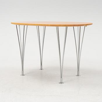 Bruno Mathsson & Piet Hein, a cherry tree 'Superellips' table, Bruno Mathsson International AB, Värnamo, 2003.