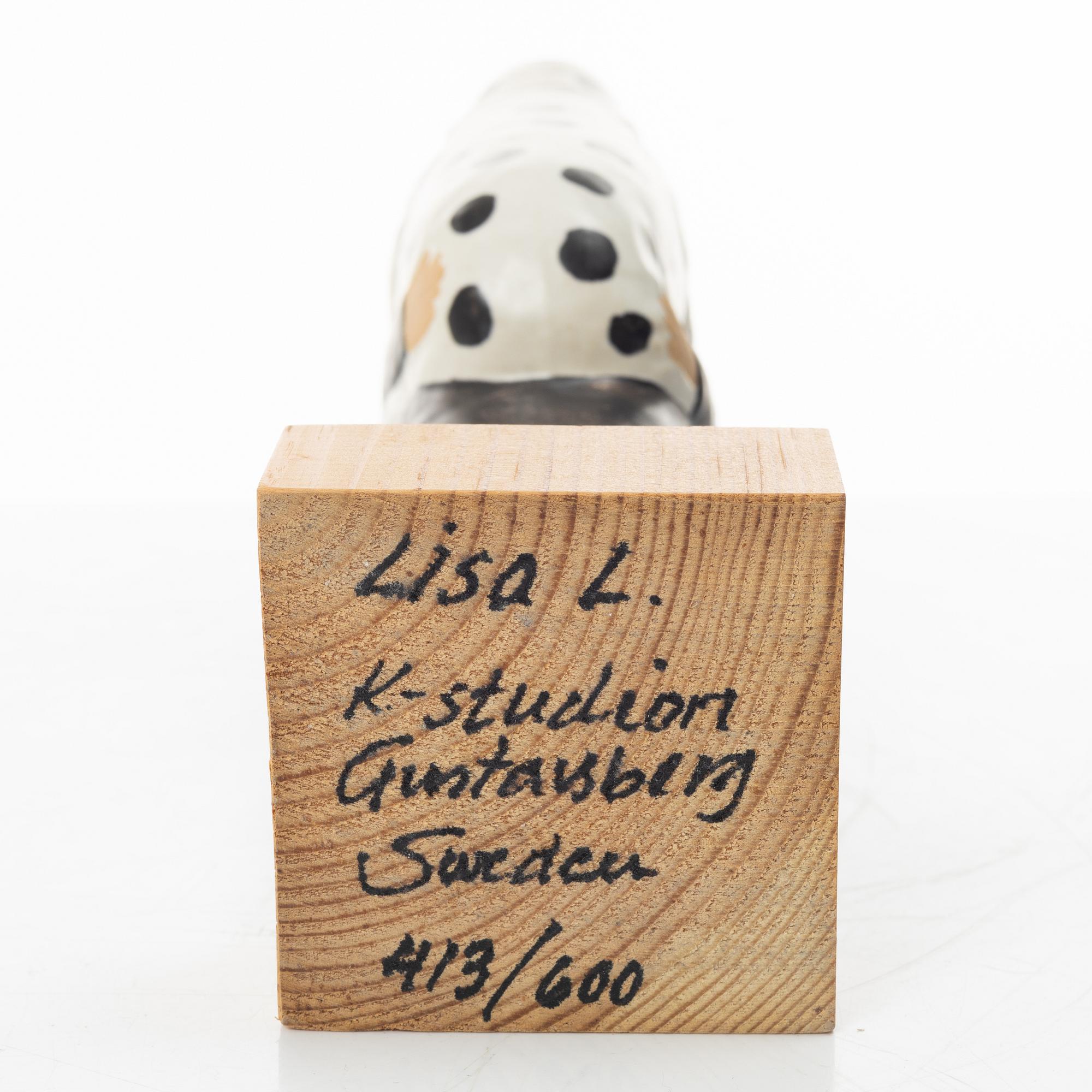 Lisa Larson, a stoneware sculpture, "Friends", K-Studion, Gustavsberg.
