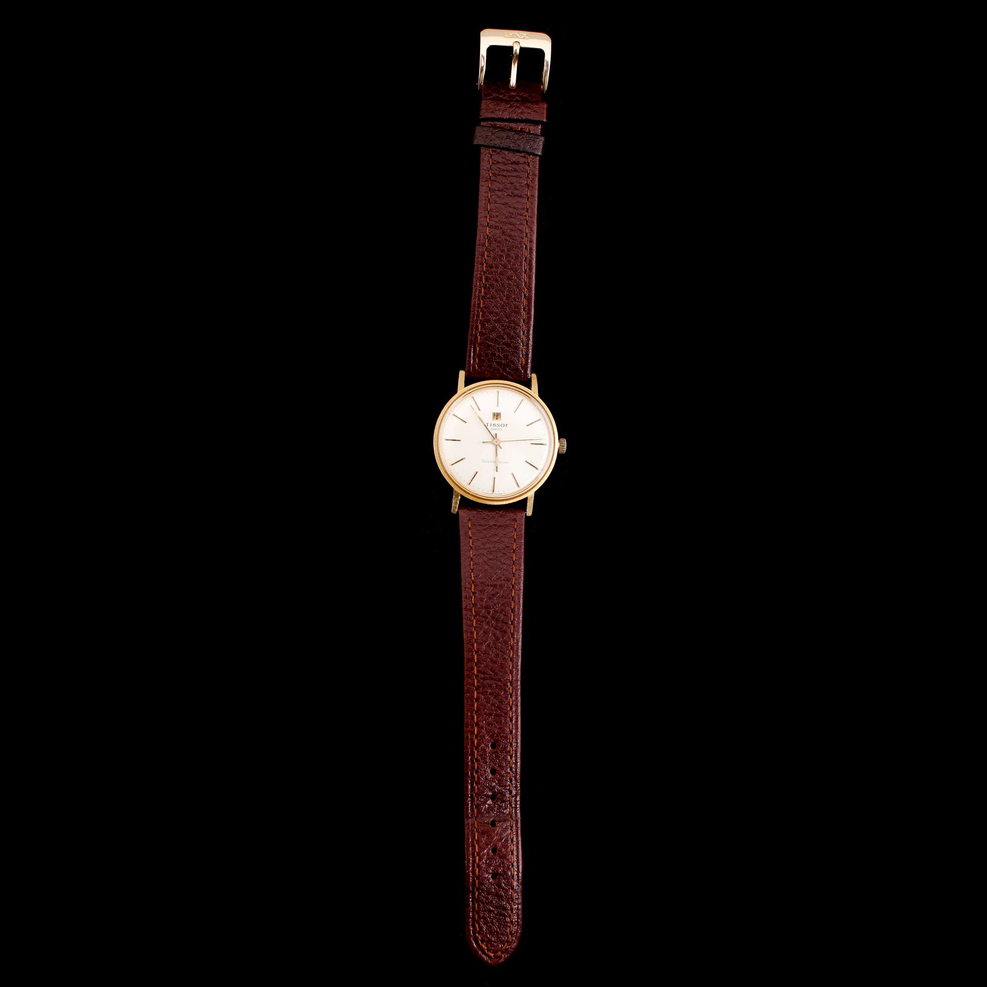 ARMBANDSUR, guld, Tissot, Schweiz, 1900-talets andra hälft.