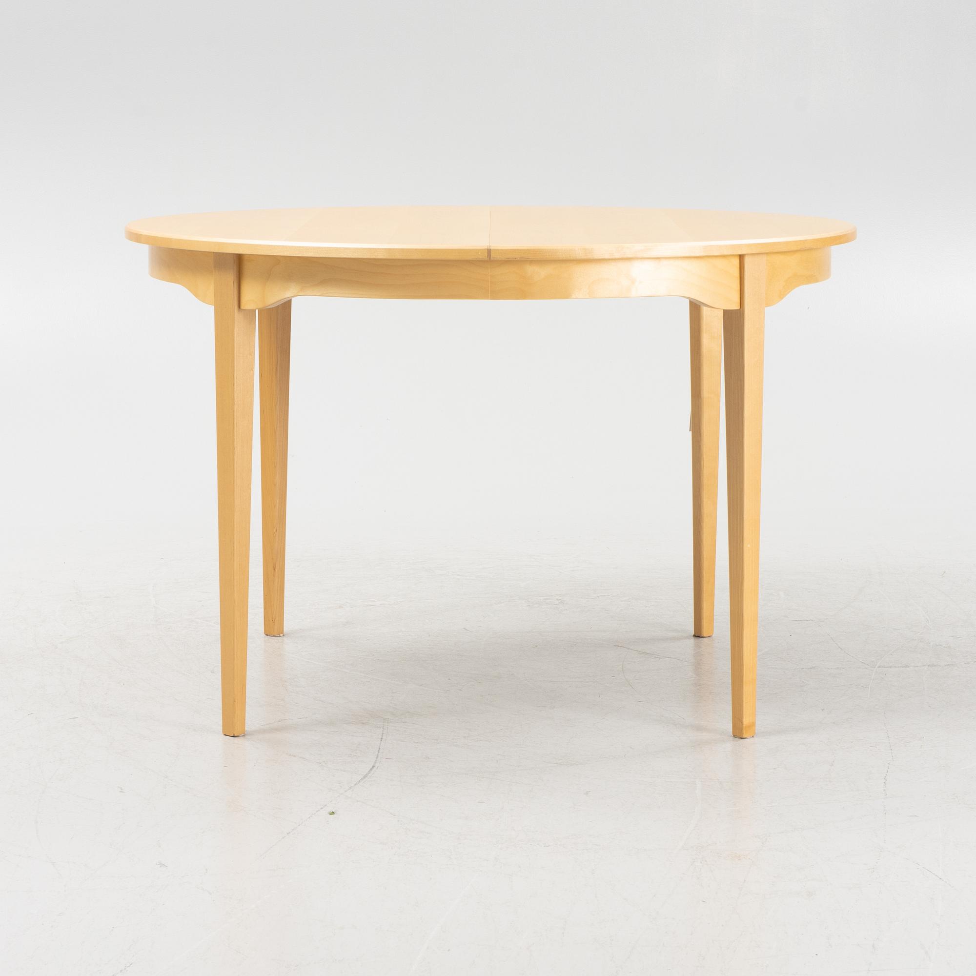 Carl Malmsten, a 'Talavid' table, NC Möbler, Sweden, 2005.