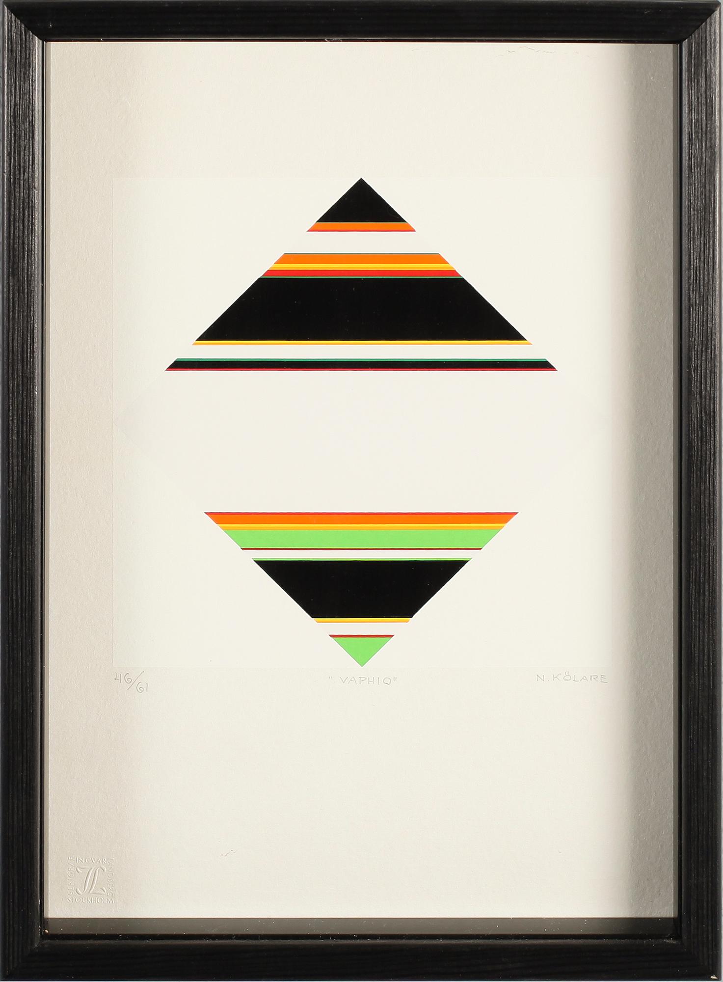 NILS KÖLARE, 6 serigrafier, Palladio-svit, signerade och numrerade 46/61.