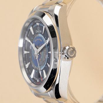 Omega, Seamaster Aqua Terra 150M Co-Axial Master Chronometer GMT Worldtimer, ca 2022.