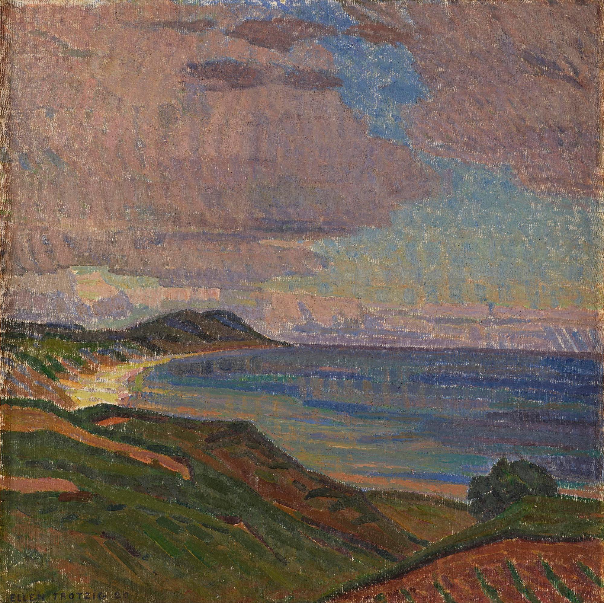 Ellen Trotzig, View from Vik of Stenshuvud.