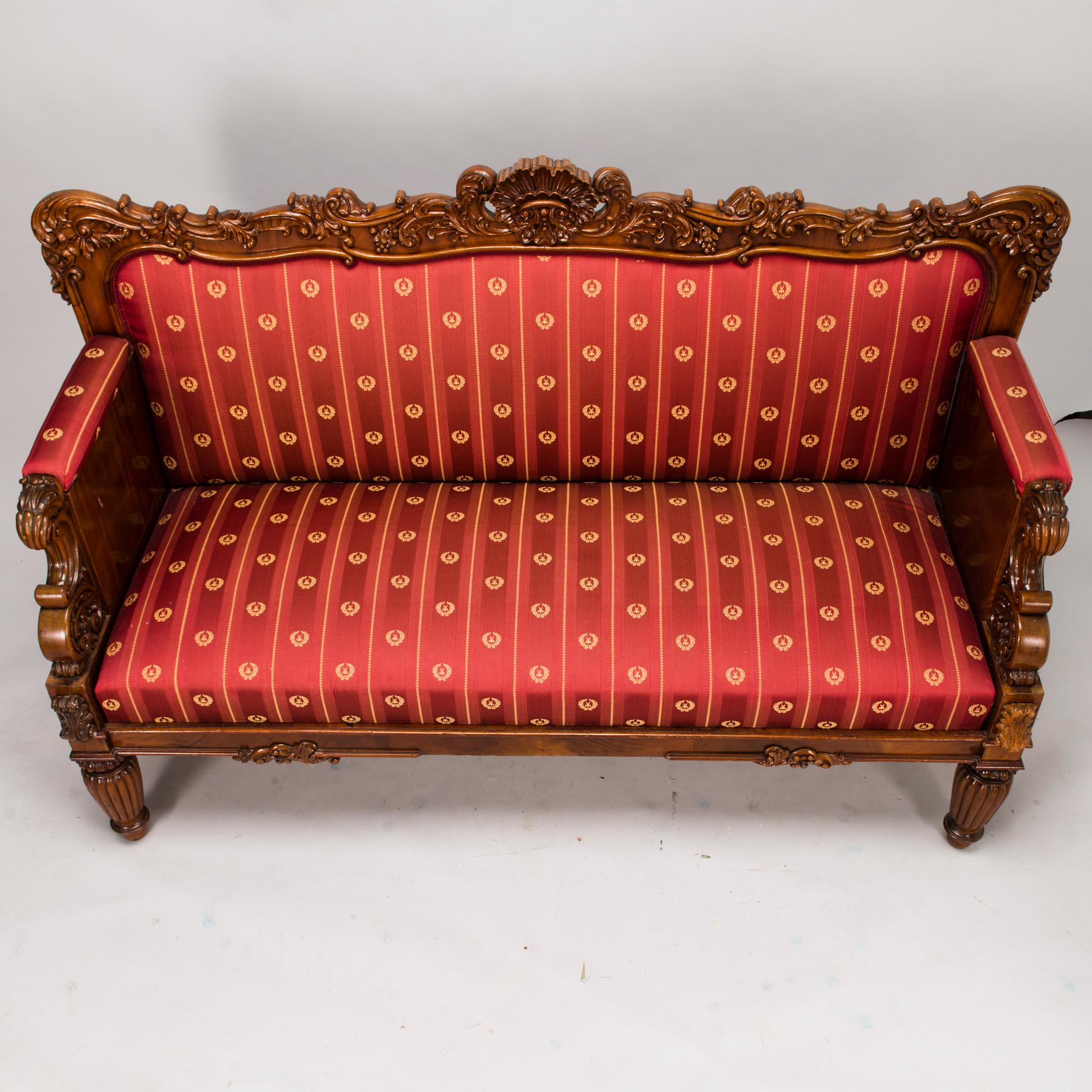 A biedermeier sofa, 19th Century.