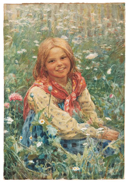 Feodor (Fedot) Vasilievich Sychkov, "Girl in the grass".