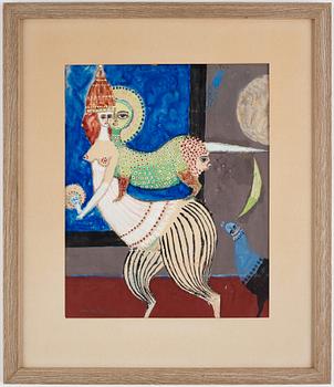 MAX WALTER SVANBERG, gouache, signed MAx Walters and dated 52.