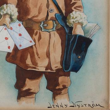 Jenny Nyström, The small postman.