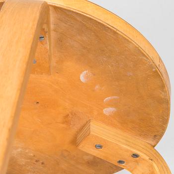 Alvar Aalto, A 1950s '60' stool for  O.Y. Huonekalu- ja Rakennustyötehdas A.B. Finland.