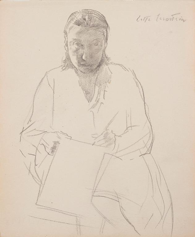 Lotte Laserstein, Självporträtt.