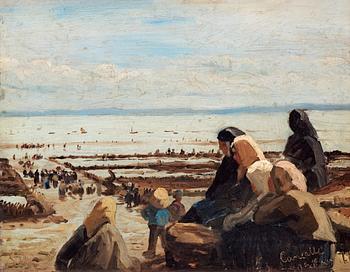 188. Peder Severin Kröyer, By the sea.