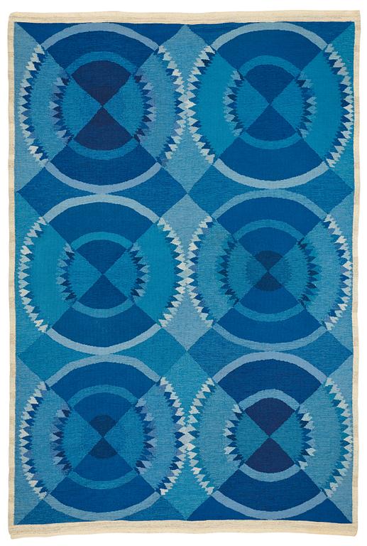 Ingrid Dessau, a carpet, flat weave, ca 336,5-338 x 223-227 cm, unsigned, Sweden the 1950's-1960's.