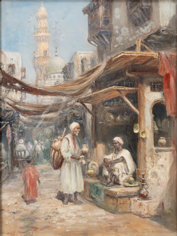 Frans Wilhelm Odelmark, "Bazargata, Kairo".