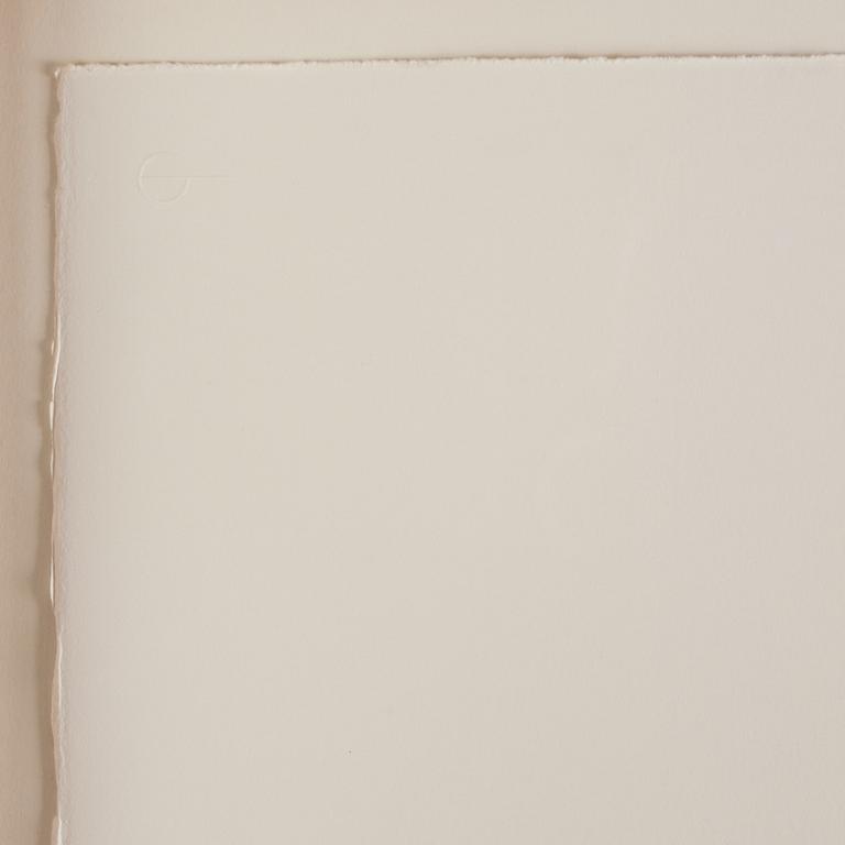 Joel Shapiro, pochoir i färg, 1990. Signerad och numrerad 20/36.