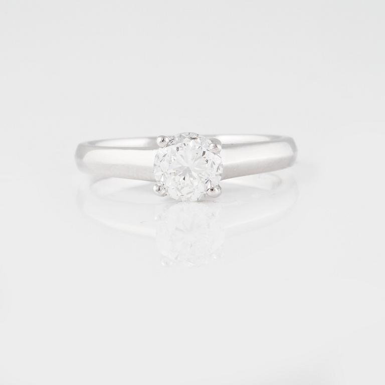 RING med briljantslipad diamant ca 0.60 ct.