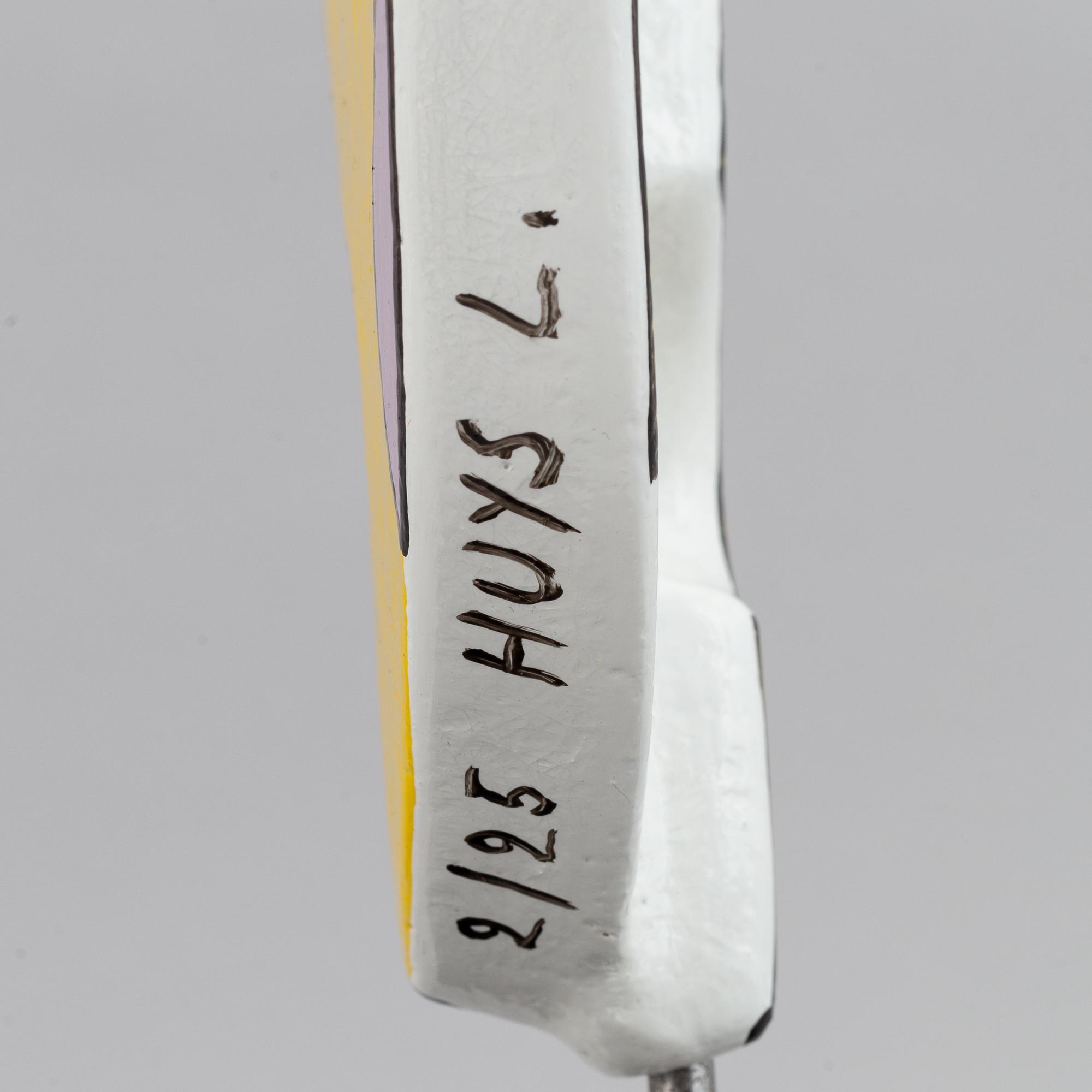Ludo Huys, sculpture in painted polyester, signed and numbered 2/25.