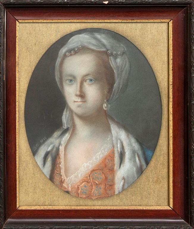 Okänd konstnär 1800-tal , pastel.