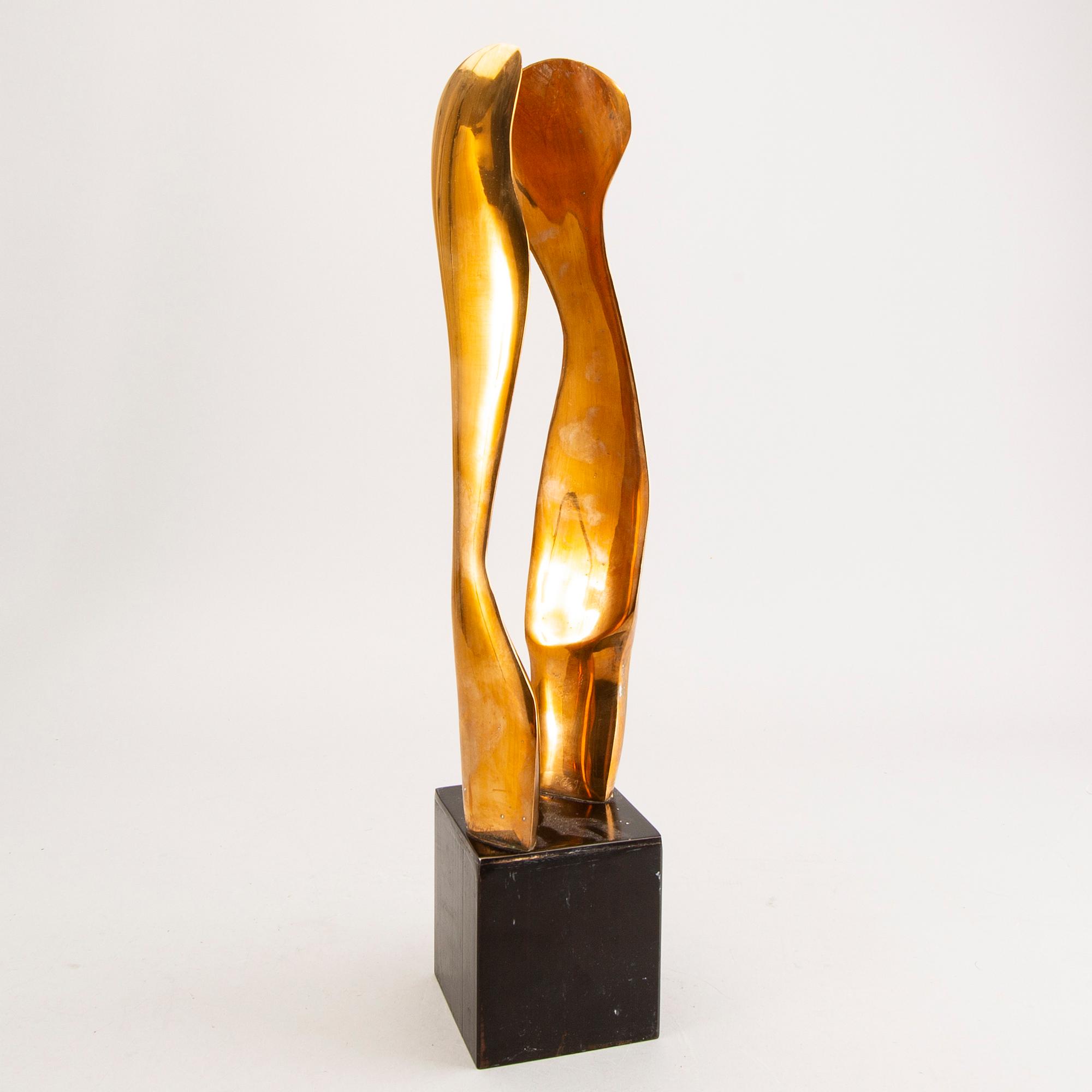Tommy Berglund, a bronze sculpture signed and dated 1991.