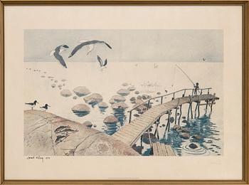 Various artists 7 pcs Preliminary designs for Abu's catalogues "Napp och Nytt".