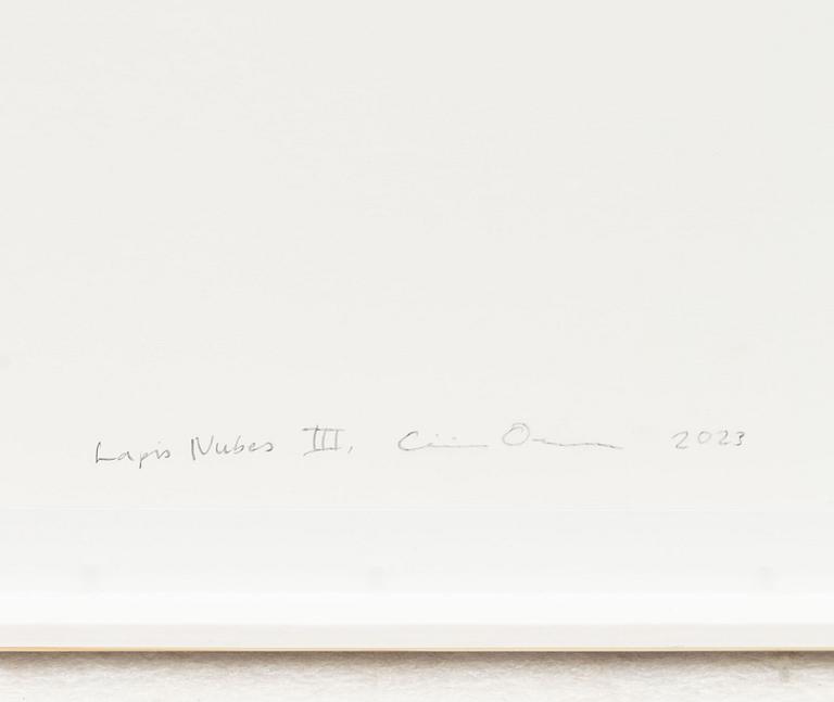 Cecilia Ömalm, "Lapis Nubes III".
