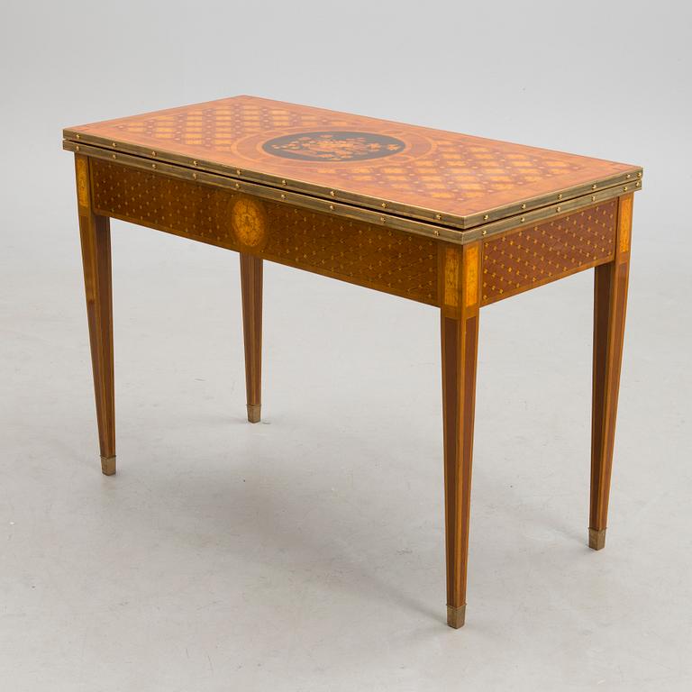 A Late 20th Century Russian card table.